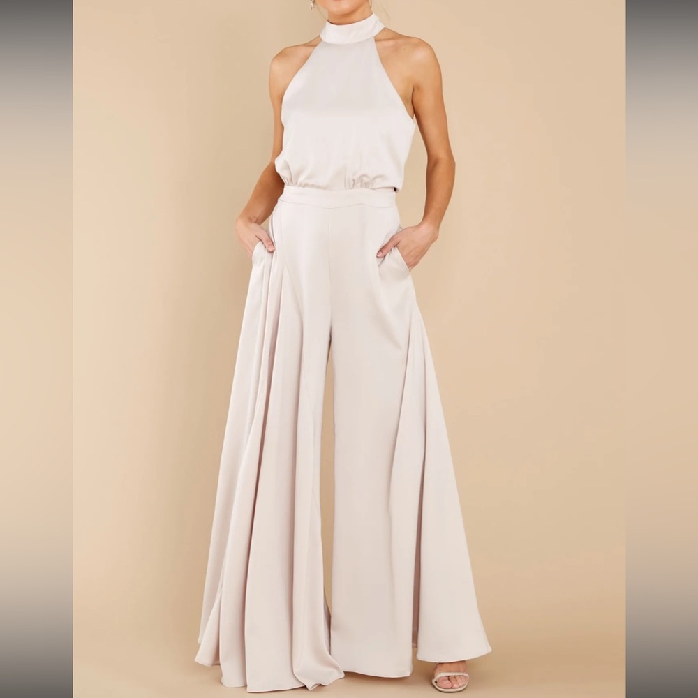 Red Dress There’s No One Else Champagne‎ Jumpsuit